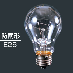 日動工業 (NICHIDO) WT-100 110V 100W形 88W 防雨耐震電球 クリア E26 