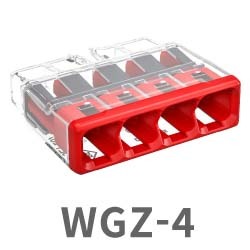 ワゴ（WAGO）WGZ-3 ワゴ差込みコネクター クリアタイプ（接続線 