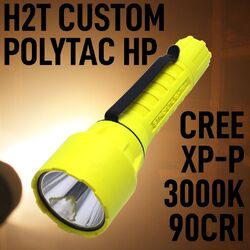 H2T SL POLYTAC HP YELLOW LED換装カスタム XP-P 3000K 90CRI アカリ 