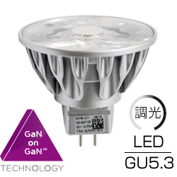 SORAA MR16 GU5.3口金 7.5W 12V ハロゲン型LEDランプ φ50 電球色 調光 