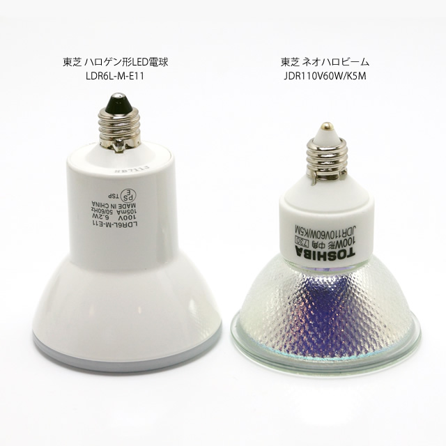 東芝 ハロゲン電球形LED電球 電球色 Ｅ11口金 LDR6L-M-E11/3