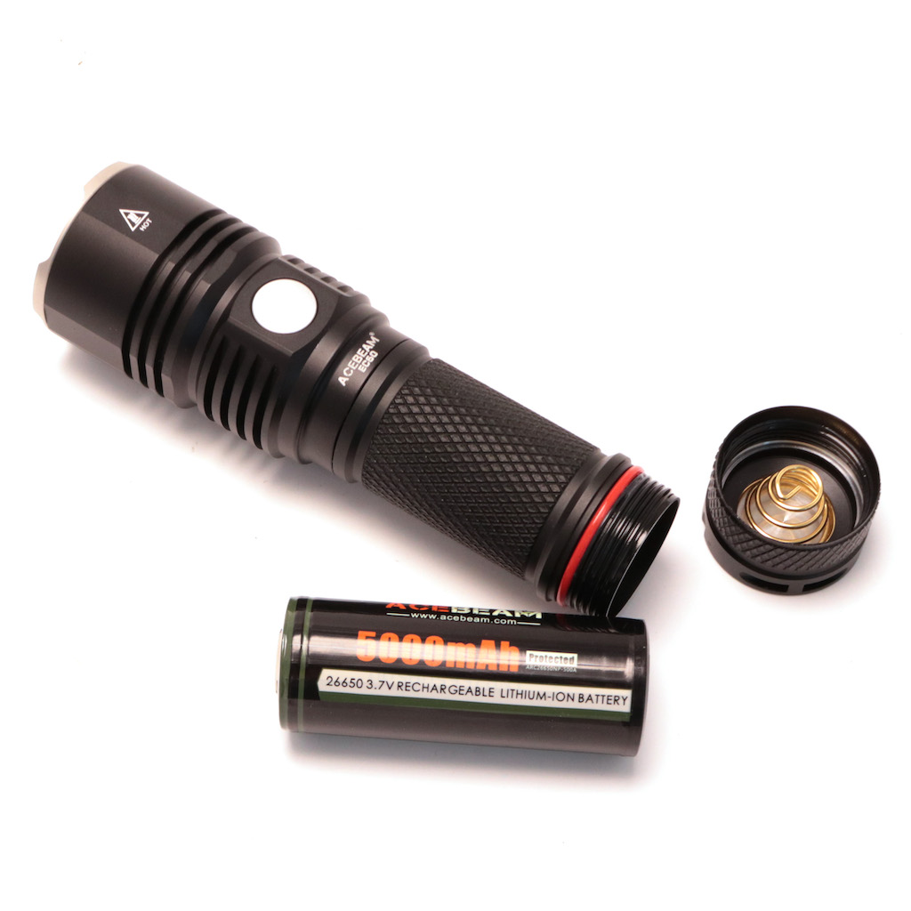 ACEBEAM（エースビーム）EC60 CREE XHP 35 HI 充電式 LEDフラッシュライト 激安価格販売：アカリセンター