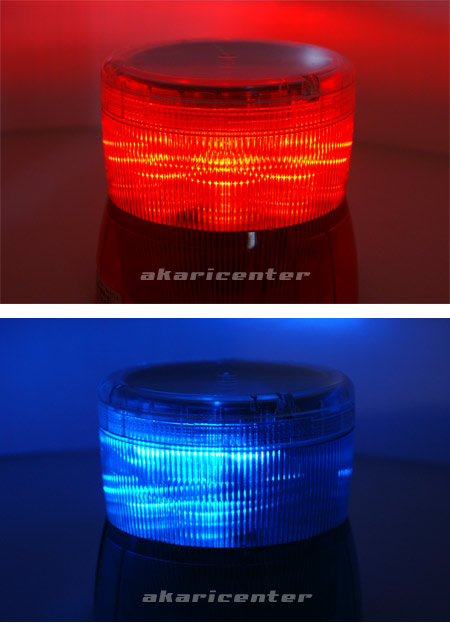NIKKEI ソーラー式回転灯 LED回転灯(ソーラー式) 3点留 赤 0.38kg VM10S-DR - 2
